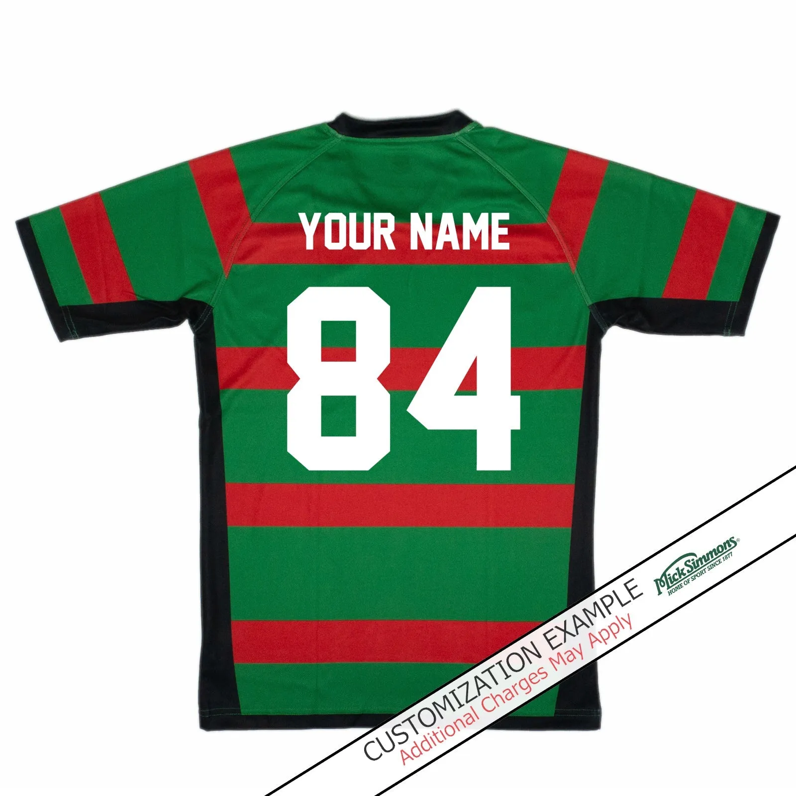 1 South Sydney Rabbitohs Men's Home Supporter Jersey NRL Rugby League by Burley Sekem