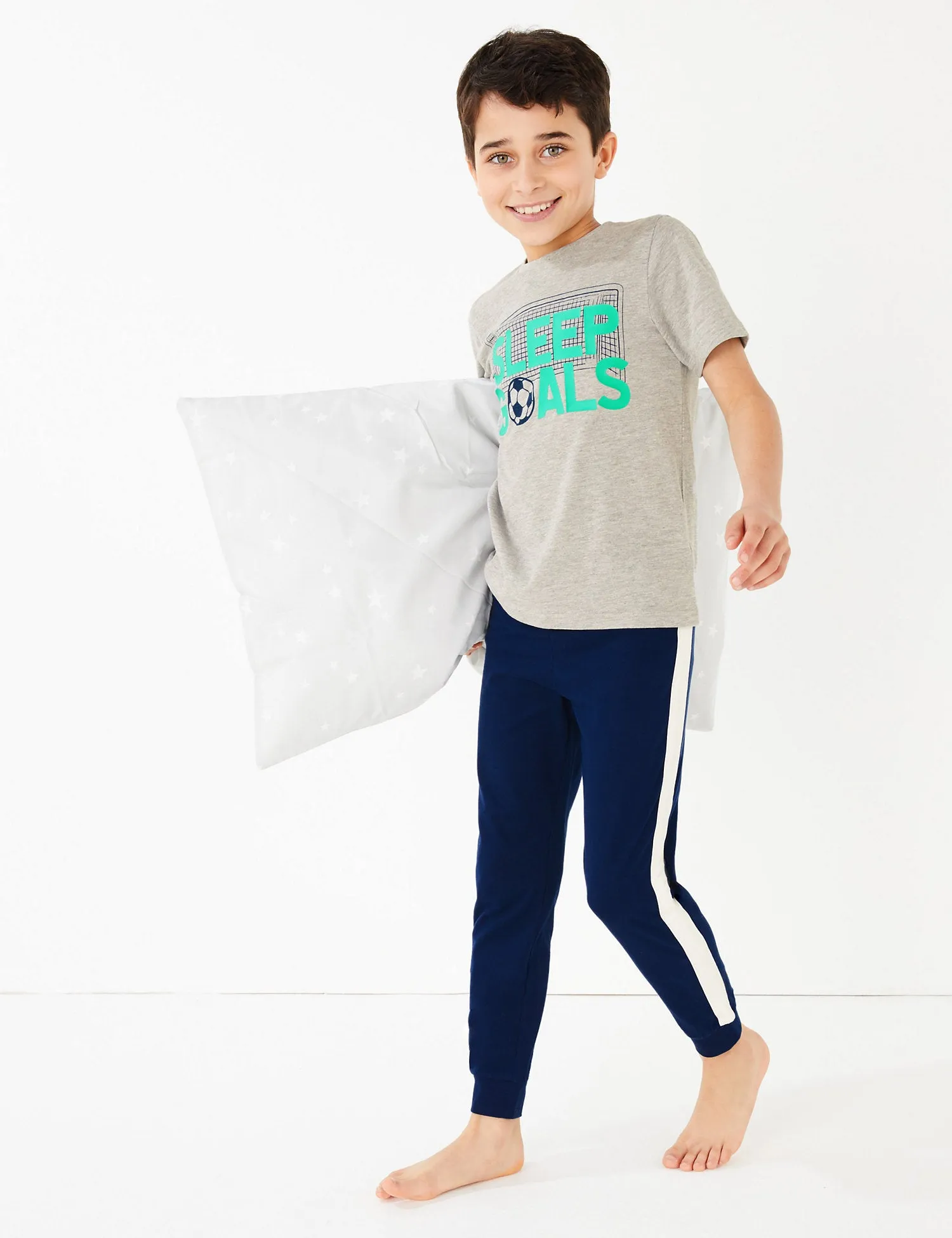 2 Pack Football Print Pyjama Sets