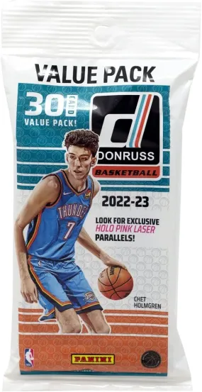 2022-23 Panini Donruss Basketball Jumbo Value Pack 30 Cards per Pack