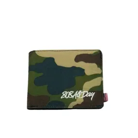 808ALLDAY Camo Canvas/Black Canvas Inside Wallet