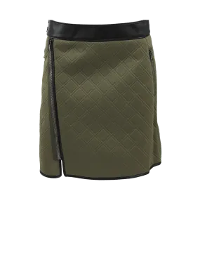 A-Line Biker Wrap Skirt