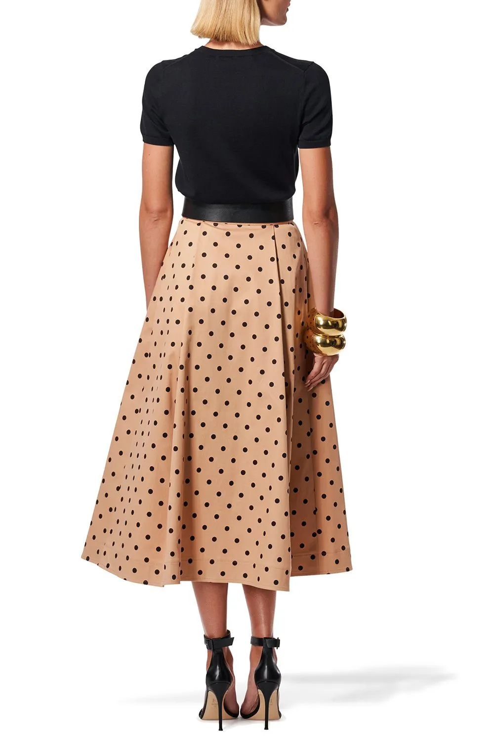 A-Line Midi Skirt