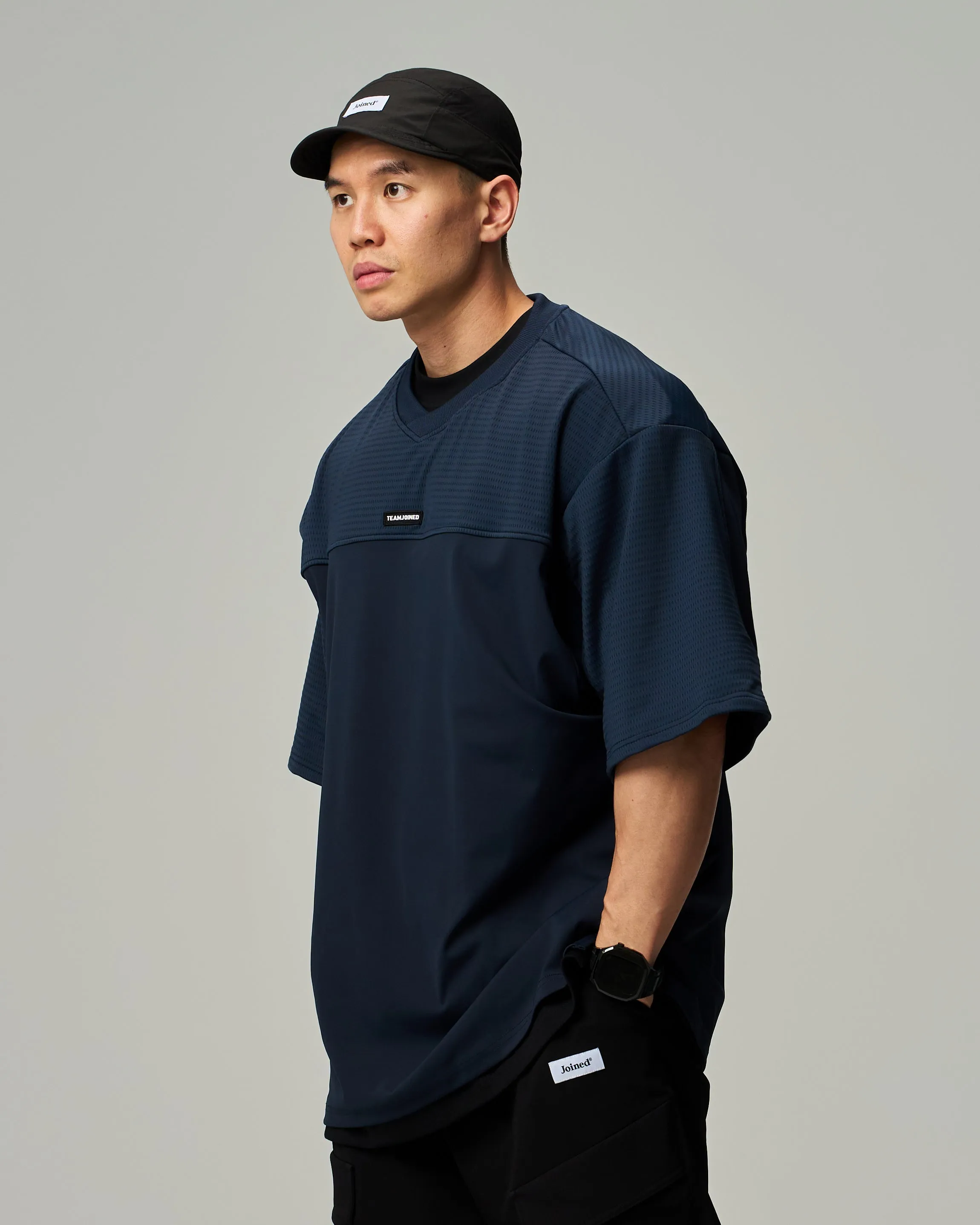 Adapt Mesh Splice Oversized Jersey