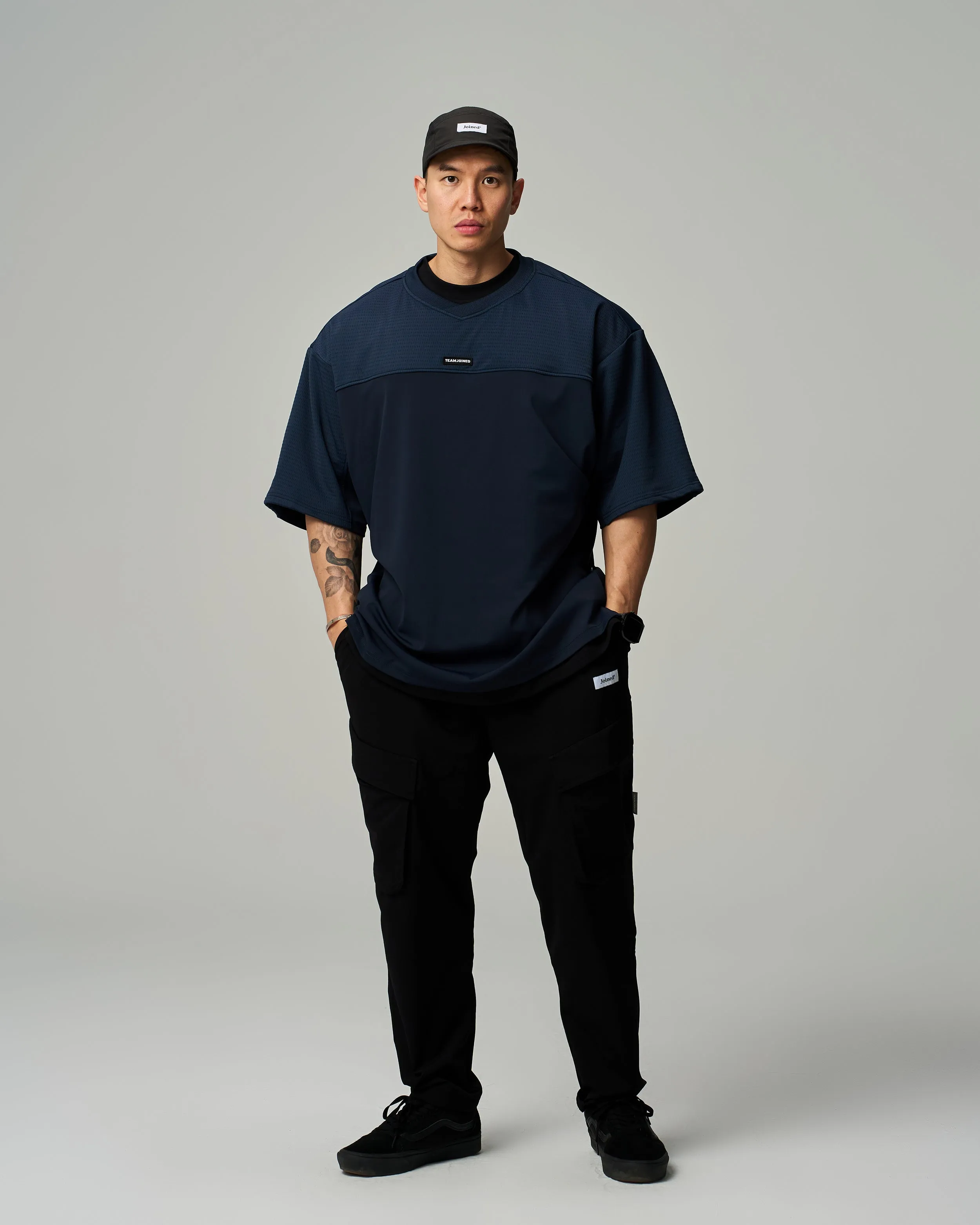 Adapt Mesh Splice Oversized Jersey