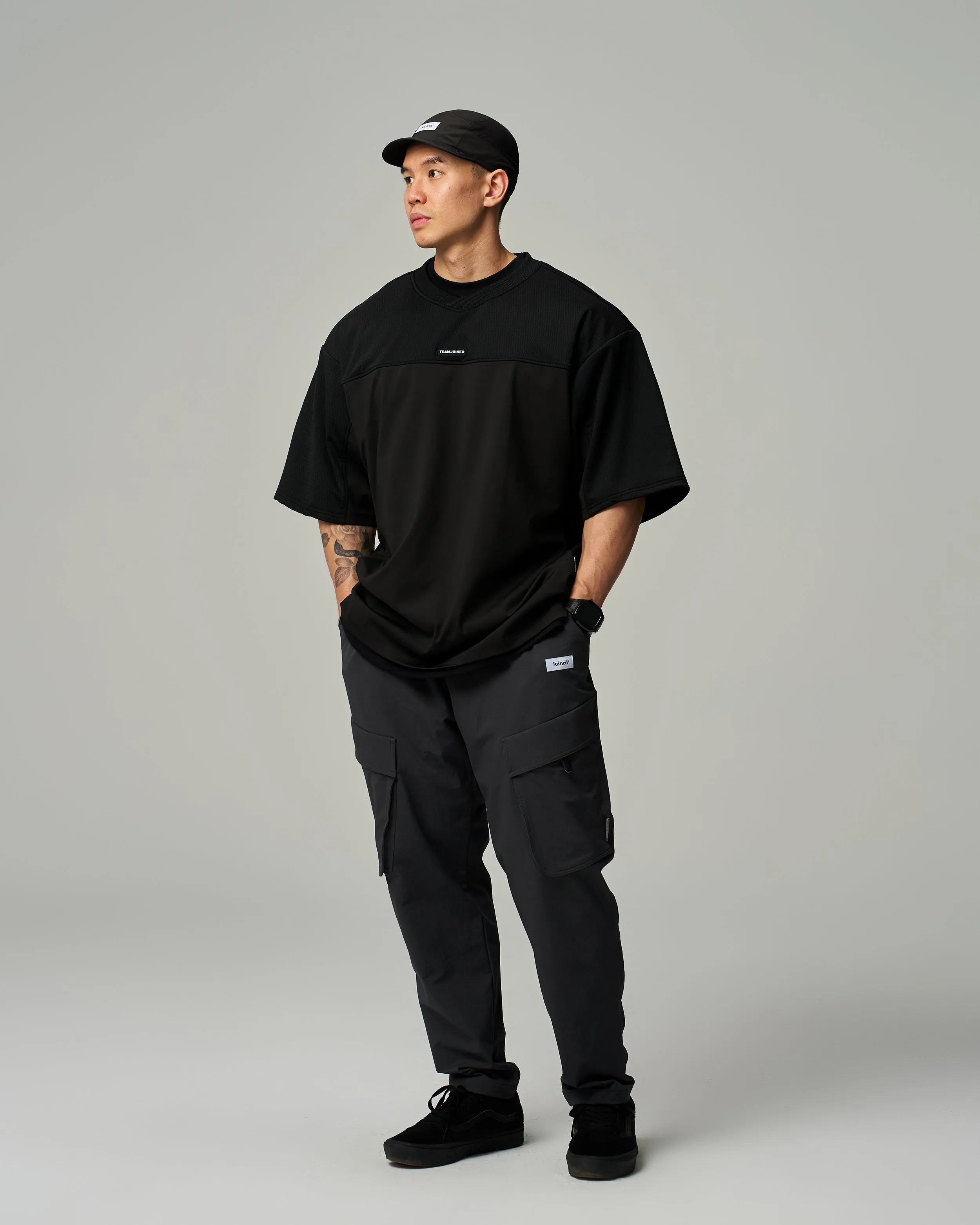 Adapt Mesh Splice Oversized Jersey