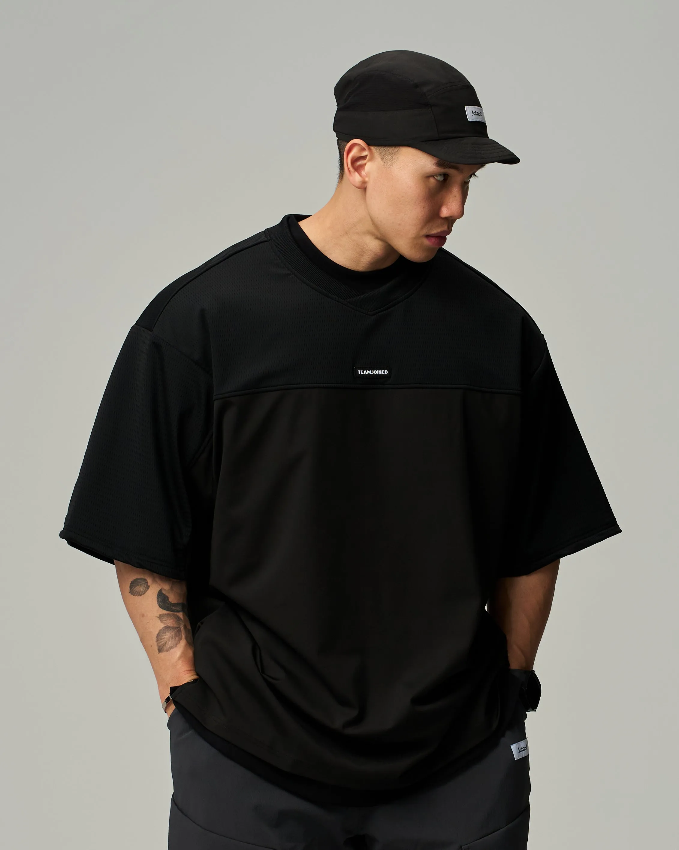 Adapt Mesh Splice Oversized Jersey