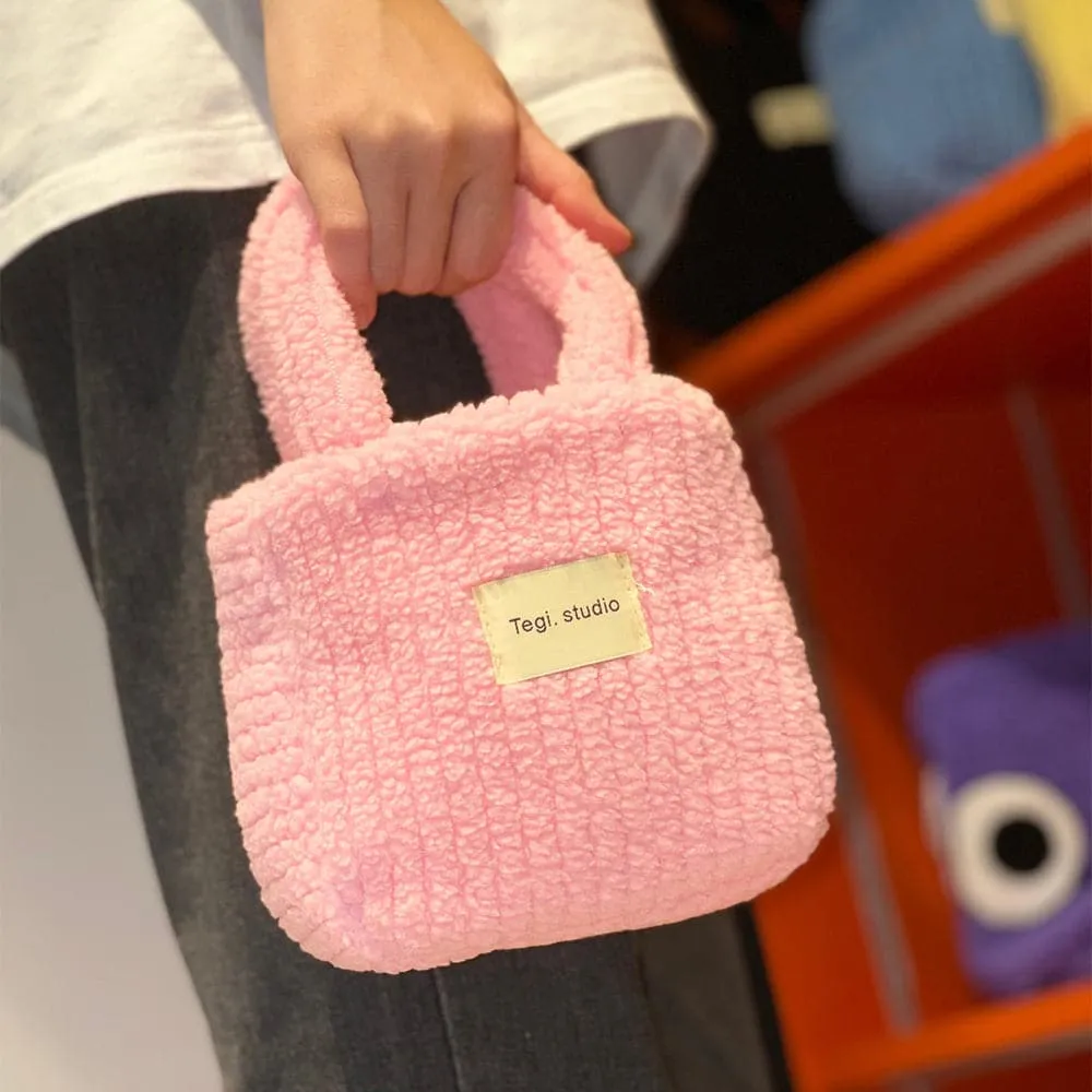 AG Collective Cute Knitting Wool Handbag Casual Handwoven Women Bag