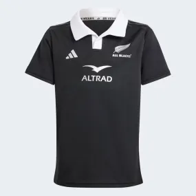 All Blacks 2024/25 Kid's Home Jersey Rugby Union by adidas