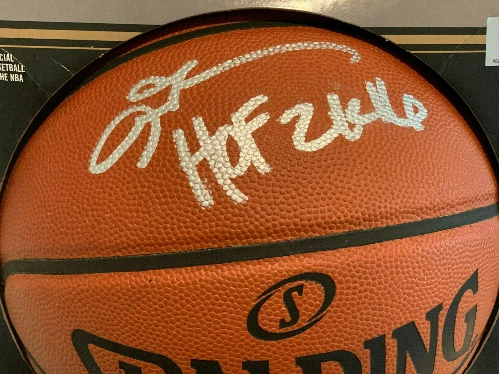 Allen Iverson Autographed NBA Professional Official Game Basketball with "HOF 2016" Inscription