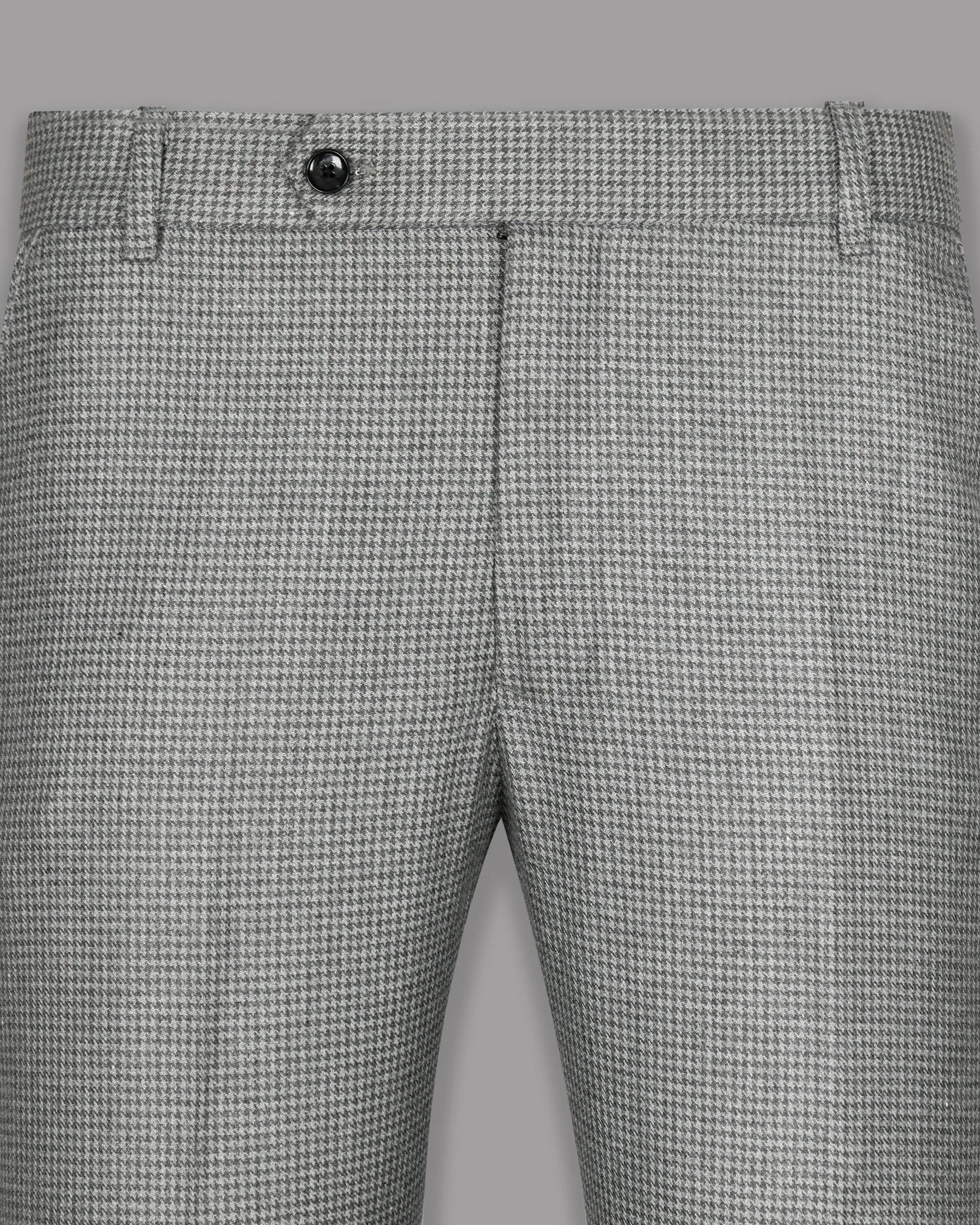 Aluminum Grey Houndstooth Sport Suit