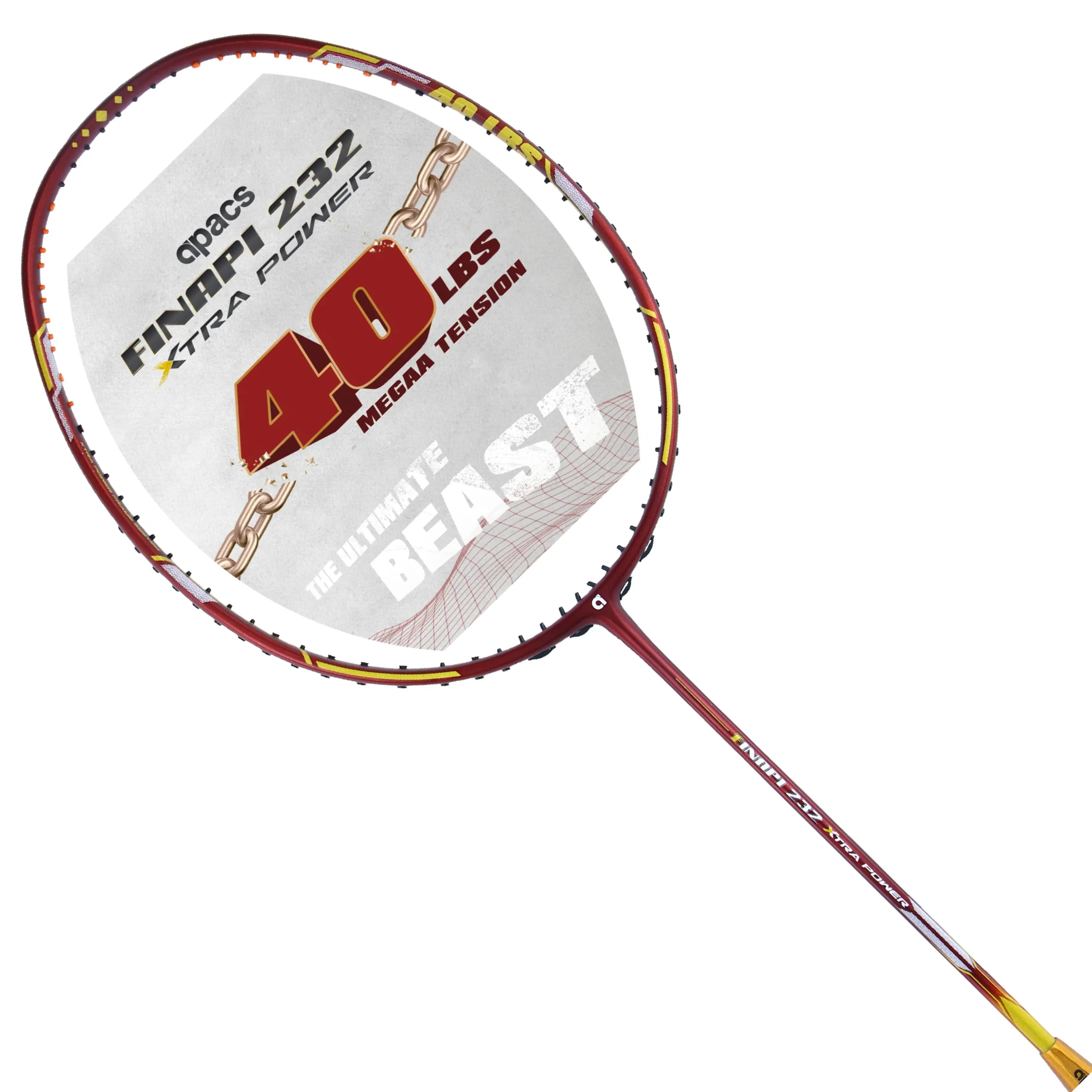 Apacs Finapi 232 Xtra Power Badminton Racket (Unstrung)