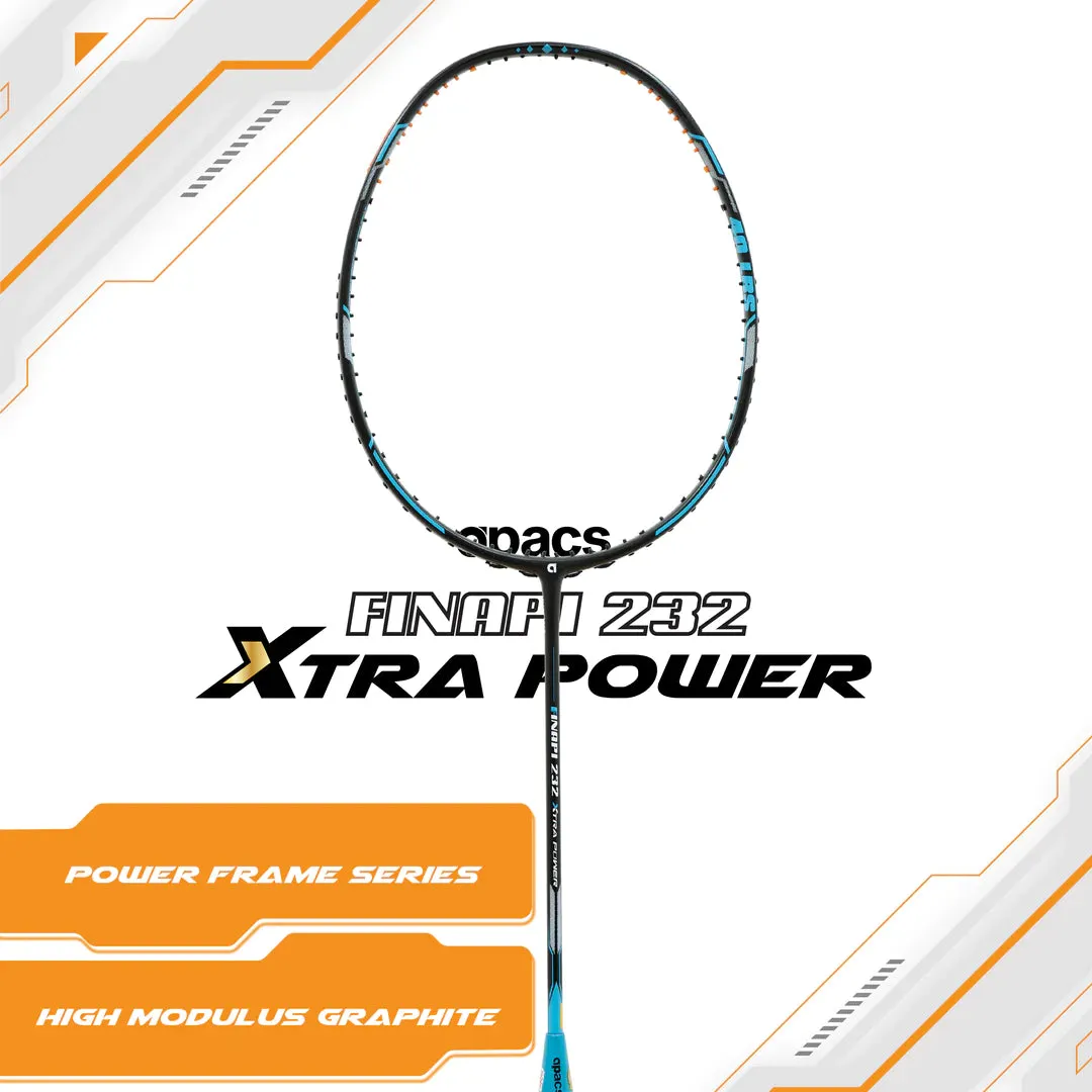 Apacs Finapi 232 Xtra Power Badminton Racket (Unstrung)