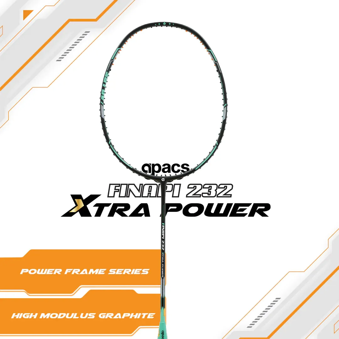 Apacs Finapi 232 Xtra Power Badminton Racket (Unstrung)