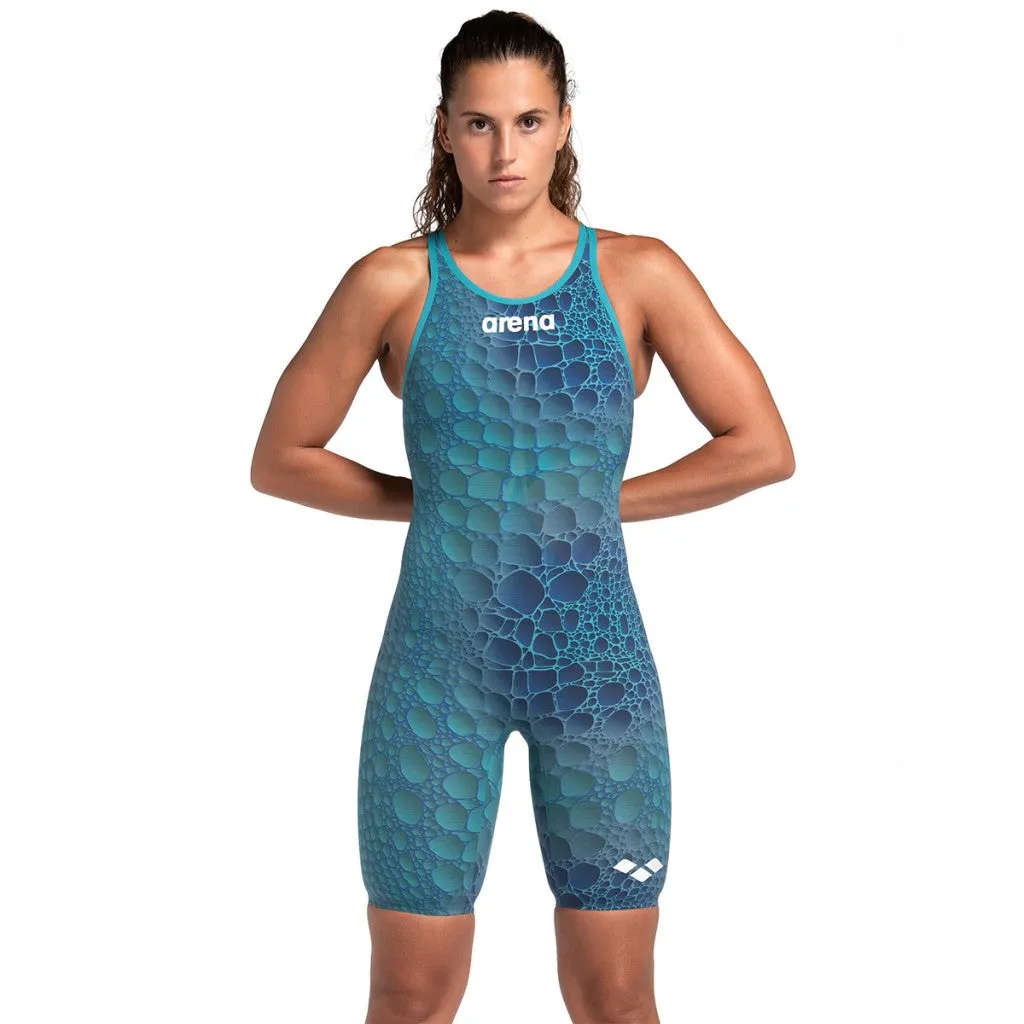 Arena Women's Powerskin Carbon Air 2 Open Back Special Edition | Abyss Caimano