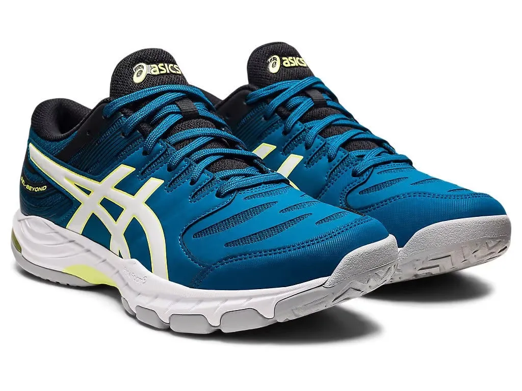 Asics Gel Beyond 6 Badminton Shoes - Deep Sea Teal/White