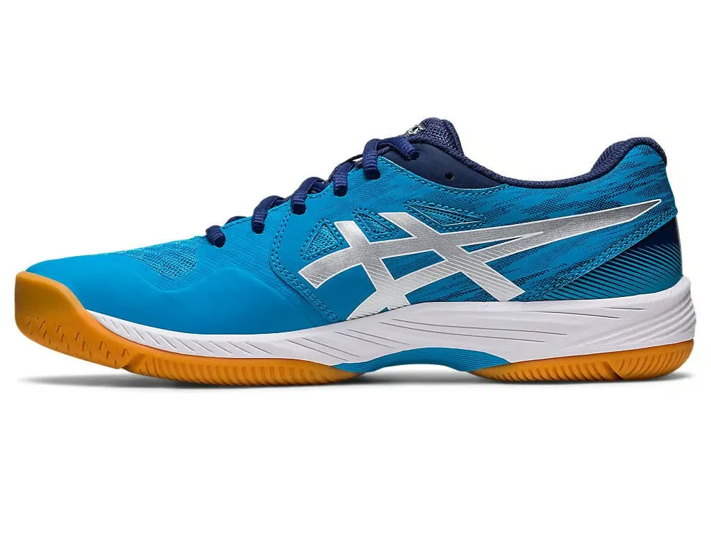 Asics Gel Court Hunter 3 Badminton Shoes - Island Blue/Pure Silver