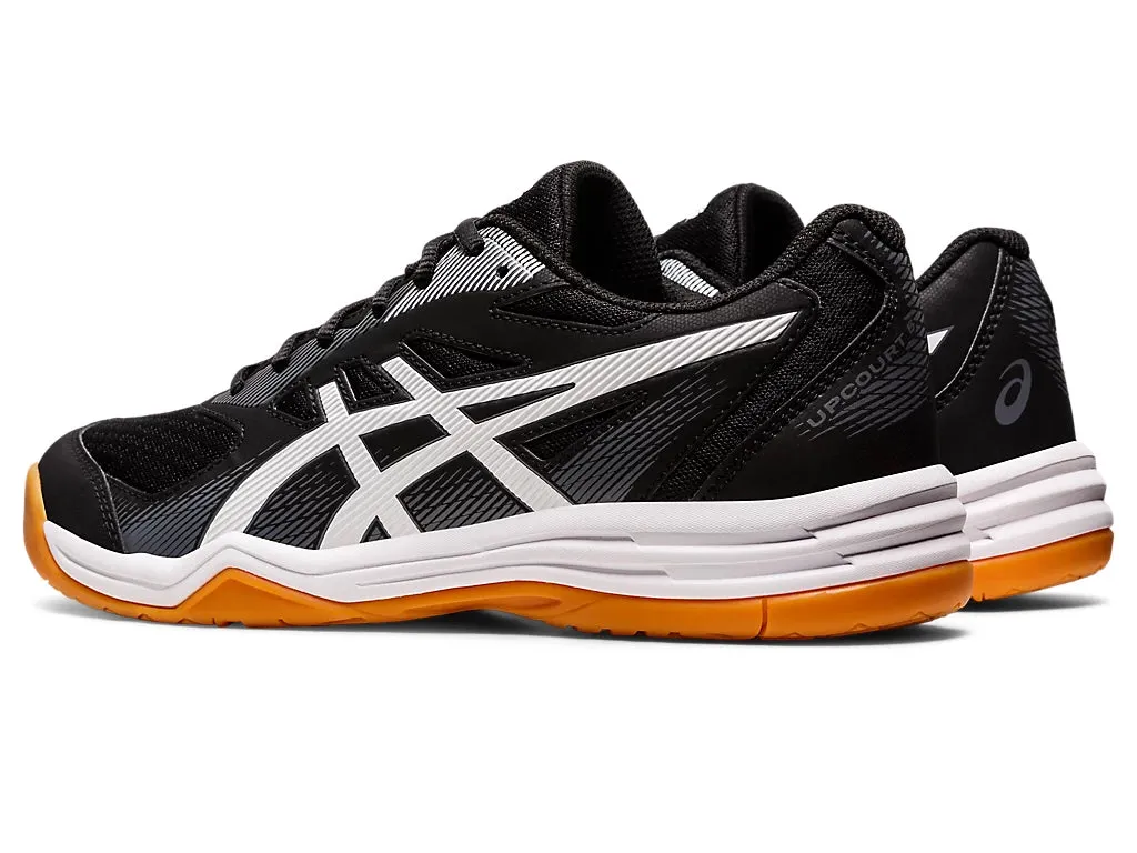 Asics Upcourt 5 Badminton Shoes - Black/White