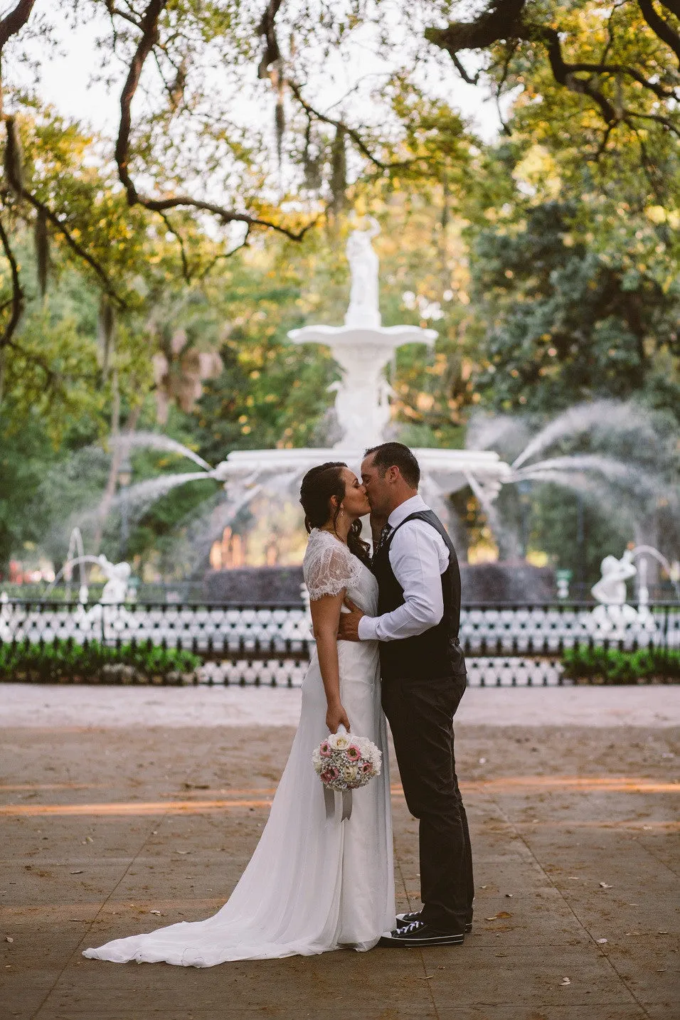 Aspen Style Romantic Silk Chiffon Boho Beach Wedding Dress | Ashley