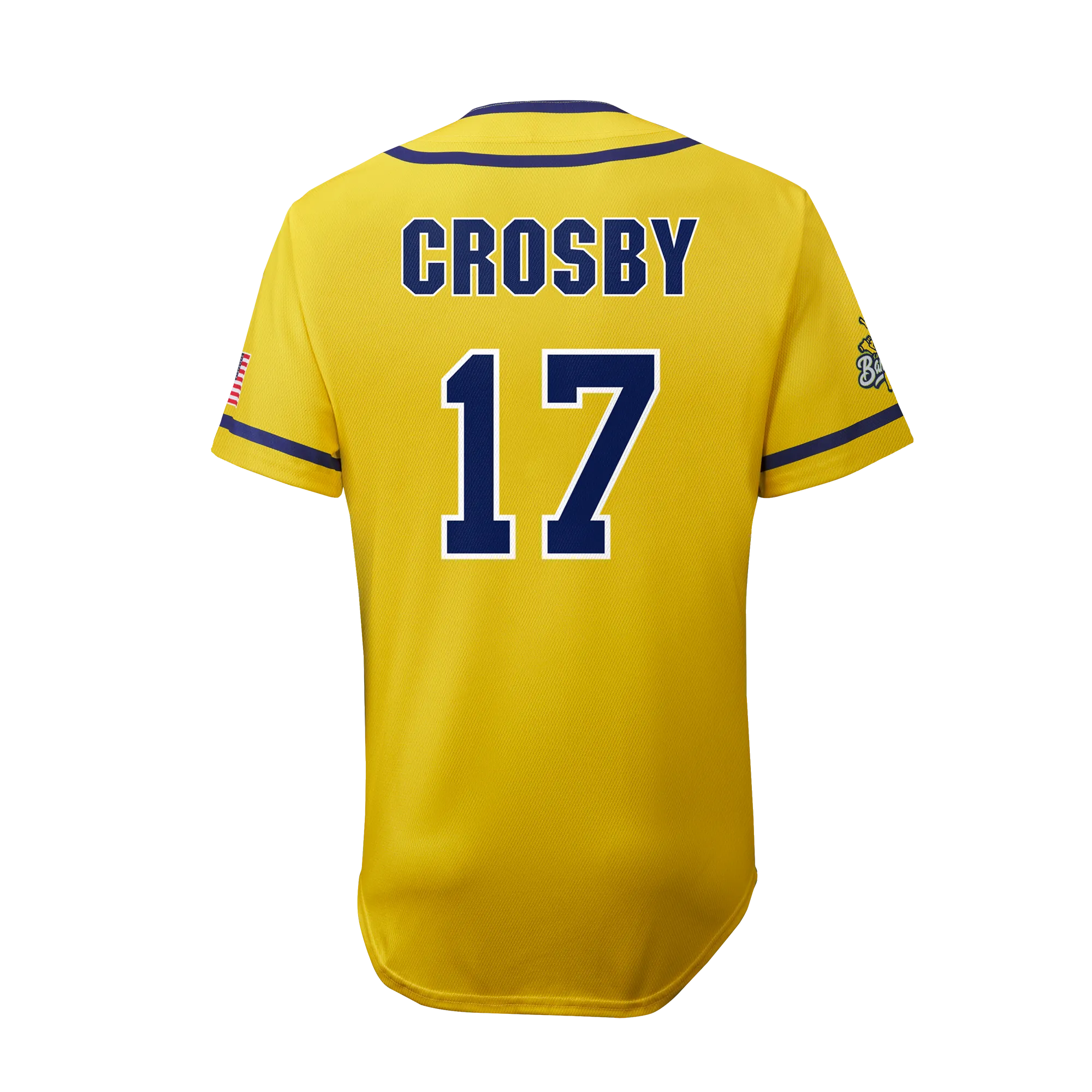 Bananas Brandon Crosby #17 EvoShield Jersey - Yellow