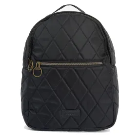 Barbour Quilted Backpack Black