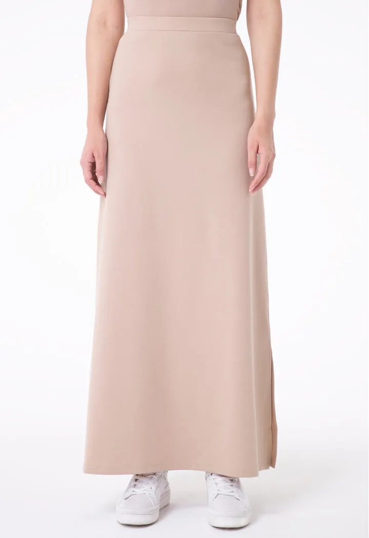 Basic Maxi A-Line Skirt