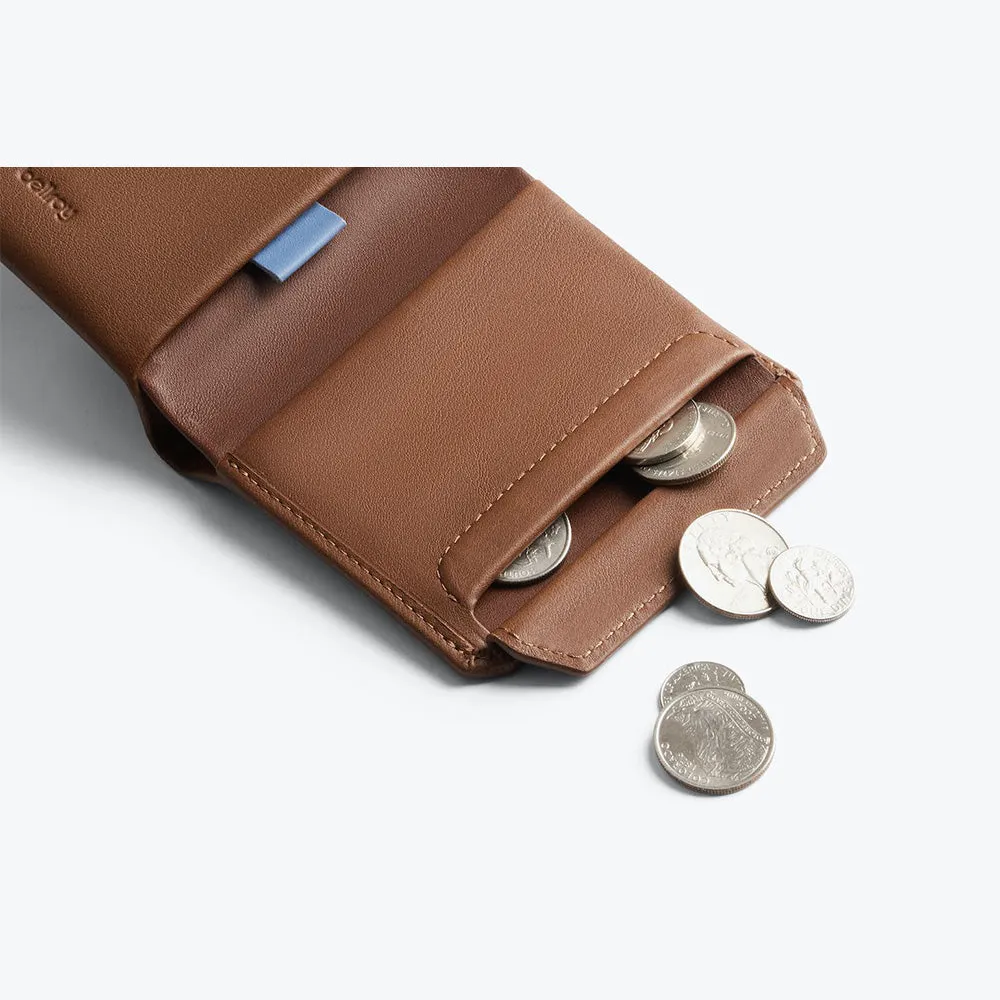 Bellroy Coin Wallet - Leather Bi-fold wallet with coin pouch