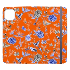 Blue Jam Orange Wallet case