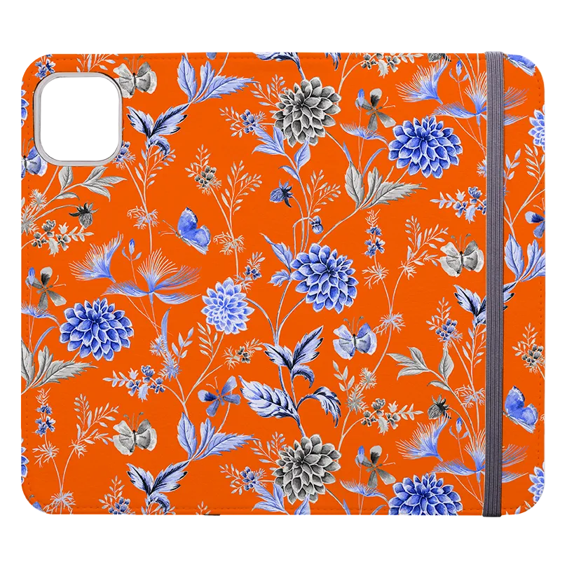 Blue Jam Orange Wallet case