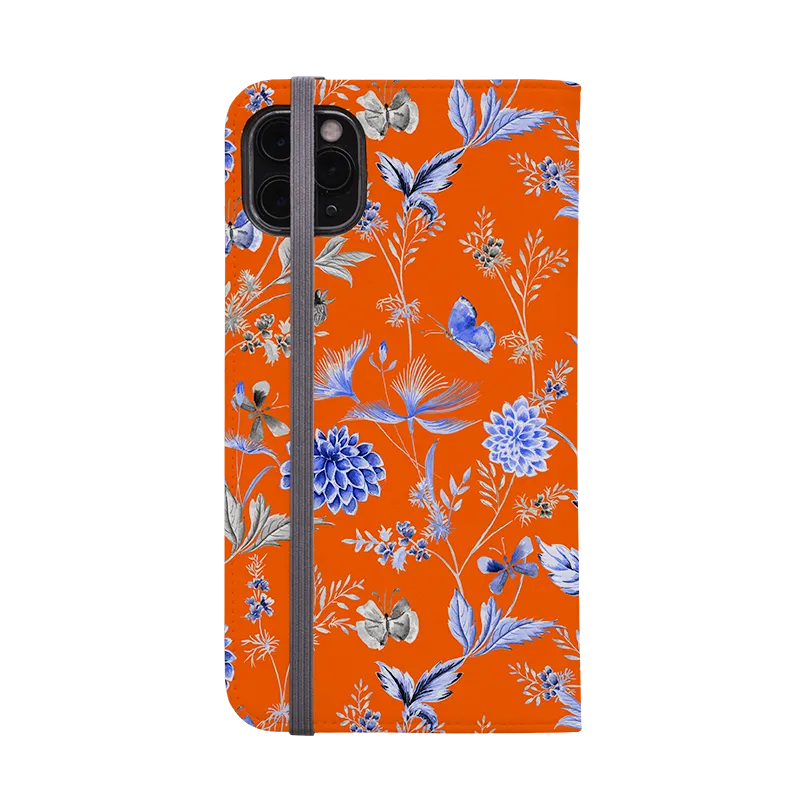 Blue Jam Orange Wallet case