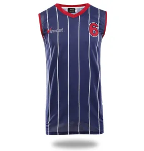 Blue Stripes Design Basketball jersey and Shorts