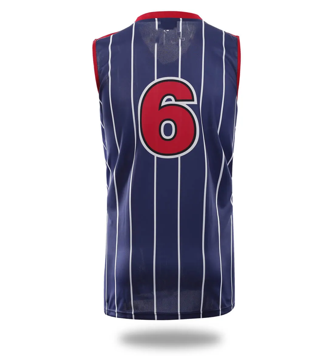 Blue Stripes Design Basketball jersey and Shorts