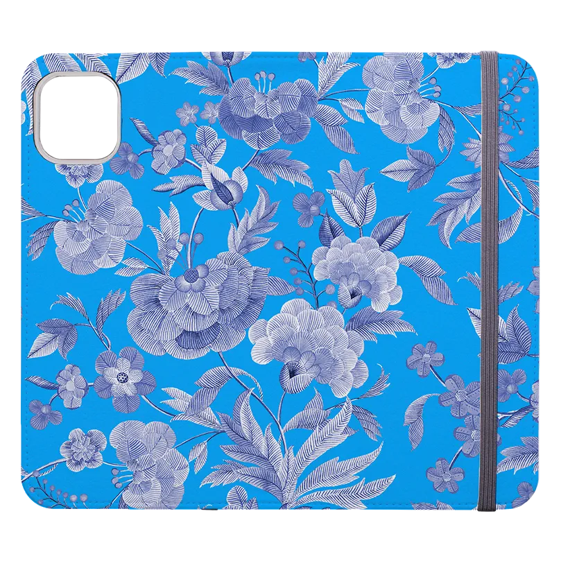 Blue Tapestry Light Blue Wallet case