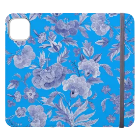 Blue Tapestry Light Blue Wallet case