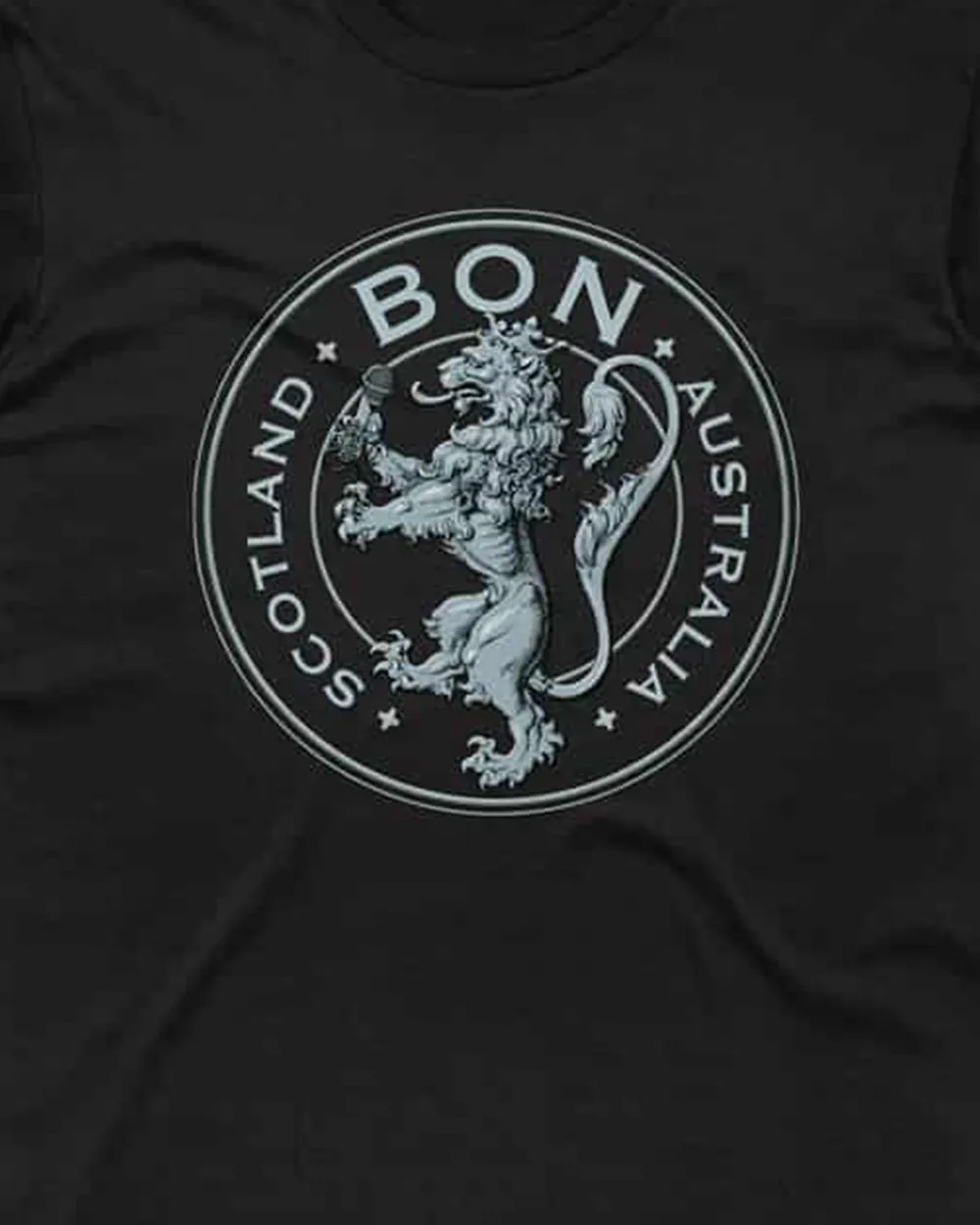 Bon Scott - Crest Logo T-Shirt