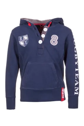 Boys Rugby Badge Hoody