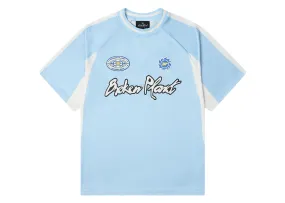 BROKEN PLANET FOOTBALL JERSEY  LIGHT BLUE