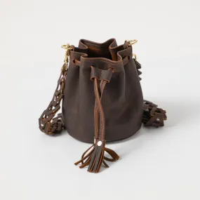 Brown Kodiak Mini Bucket Bag