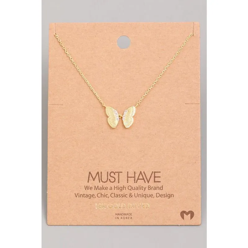 Butterfly Split Wing Must Have Necklace