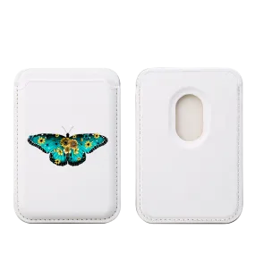 Butterfly V MagSafe Wallet- White