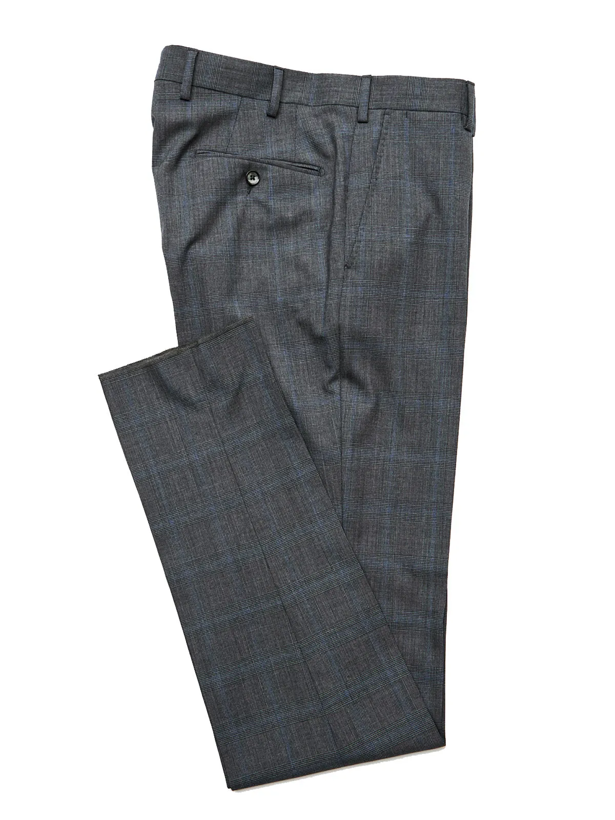 Charcoal Glen Check Wool Suit