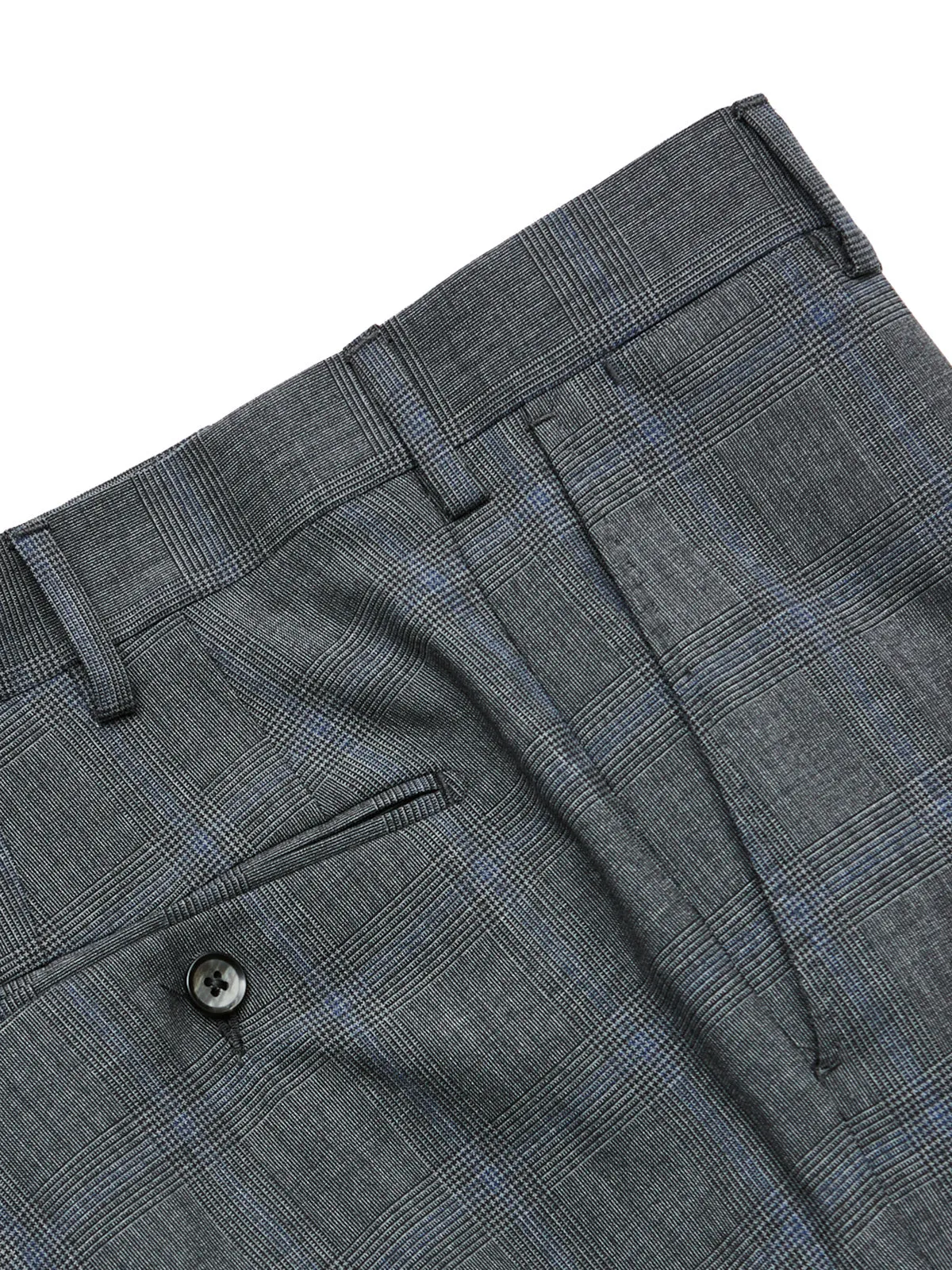 Charcoal Glen Check Wool Suit