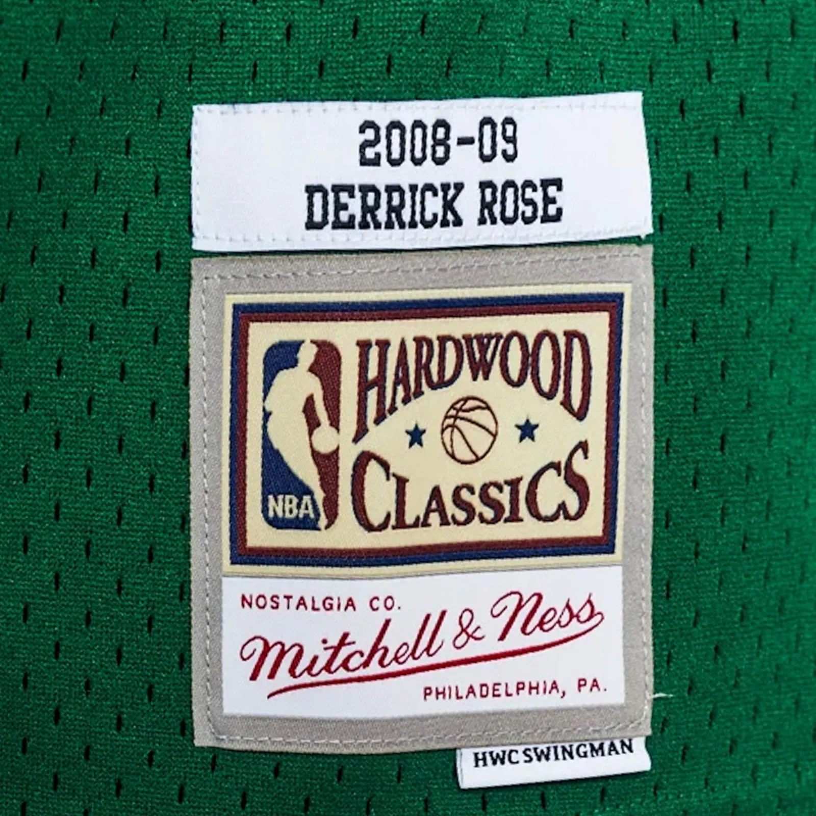 Chicago Bulls 1 Derrick Rose 2008-09 Hardwood Classics Swingman Alternate Jersey by Mitchell & Ness METAL