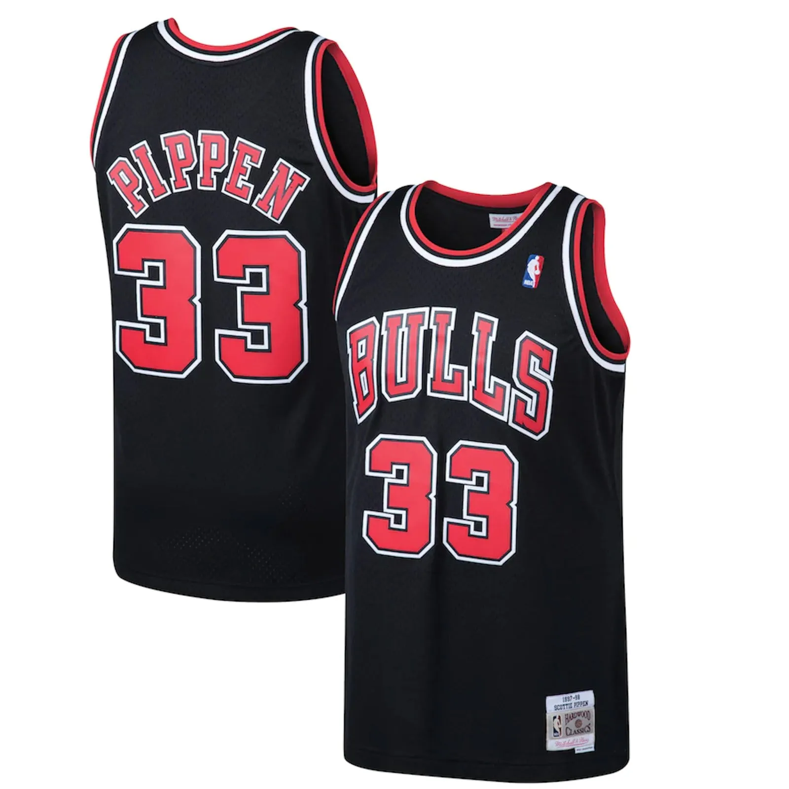 Chicago Bulls Scottie Pippen 1997-98 Hardwood Classics Swingman NBA Alternate Jersey by Mitchell & Ness