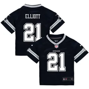 Child Nike Ezekiel Elliott Navy Dallas Cowboys Game NFL Home Jersey