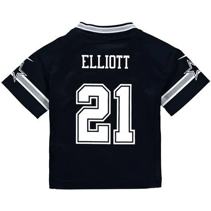 Child Nike Ezekiel Elliott Navy Dallas Cowboys Game NFL Home Jersey