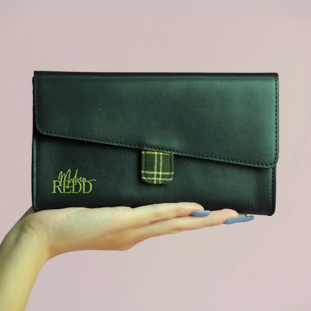 Classic Redd Midnight Black Leather Wallet