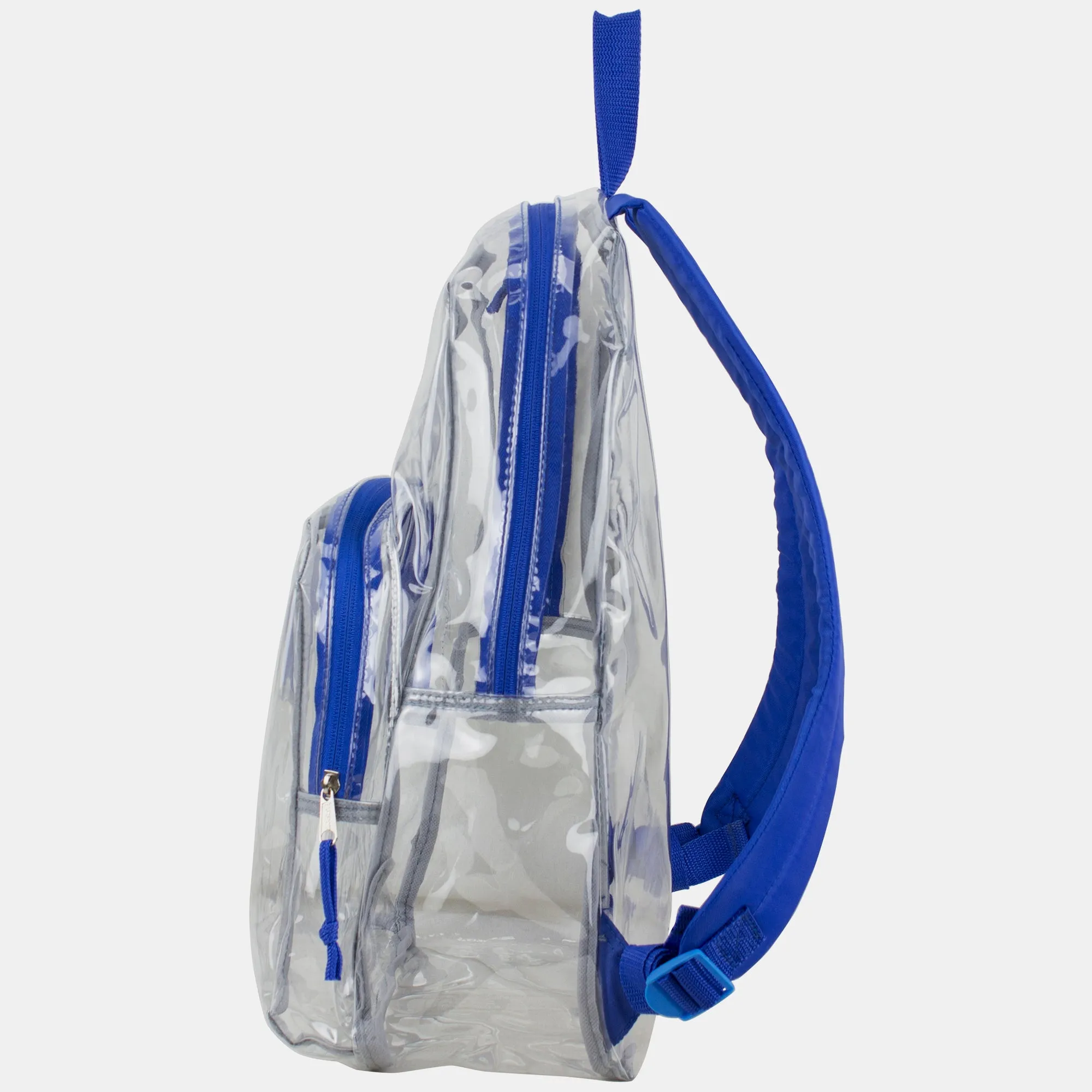 Clear Dome Backpack with Colorful Adjustable Padded Straps