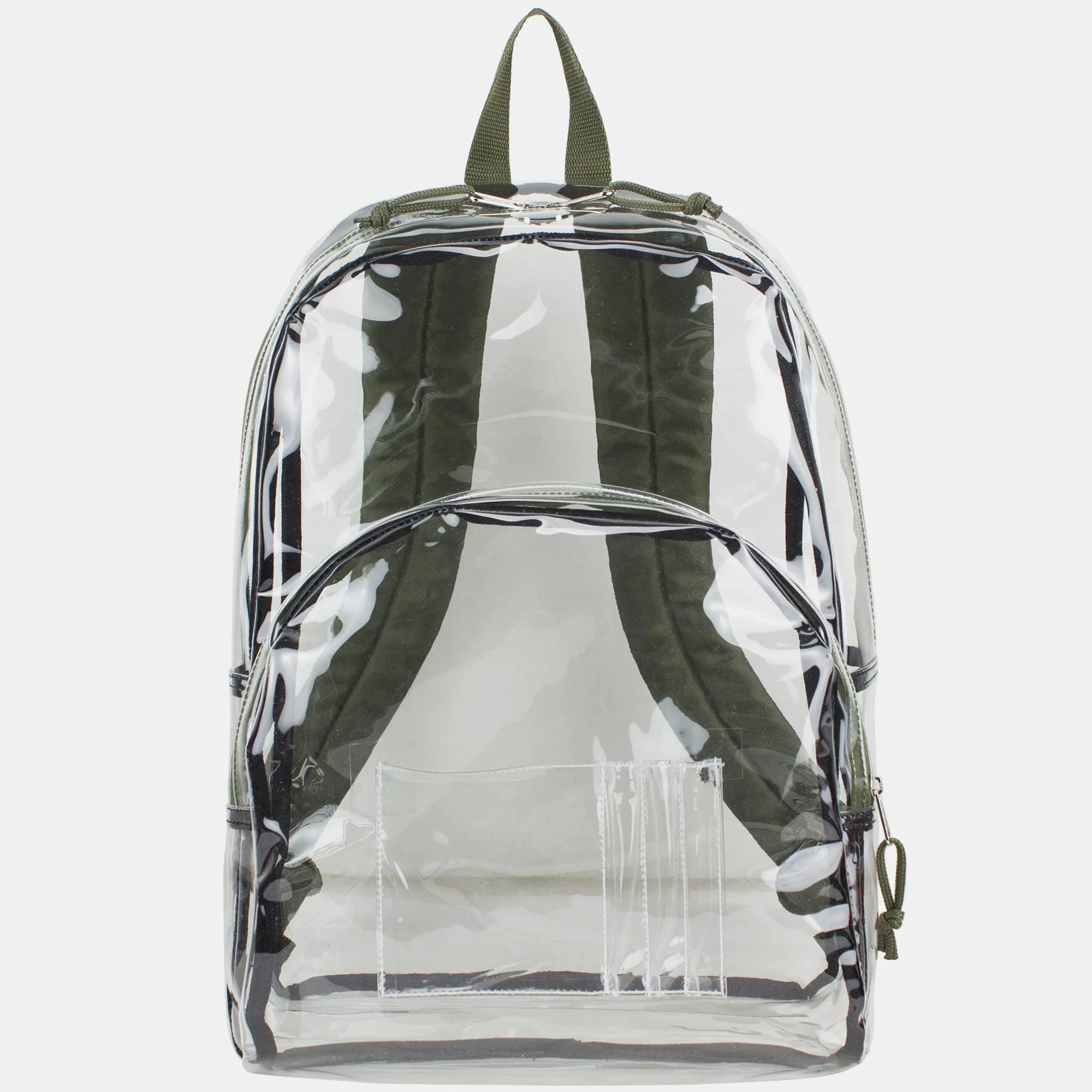 Clear Dome Backpack with Colorful Adjustable Padded Straps