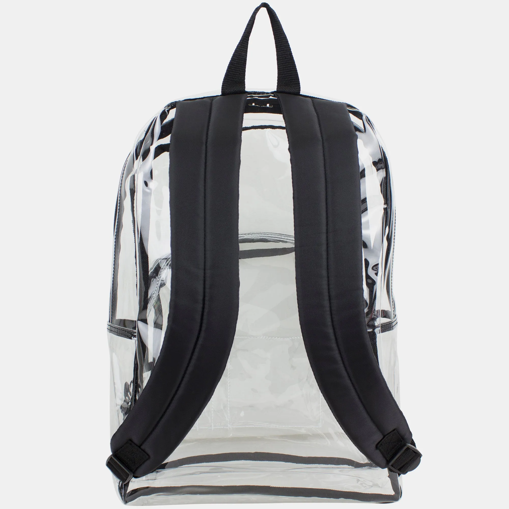 Clear Dome Backpack with Colorful Adjustable Padded Straps