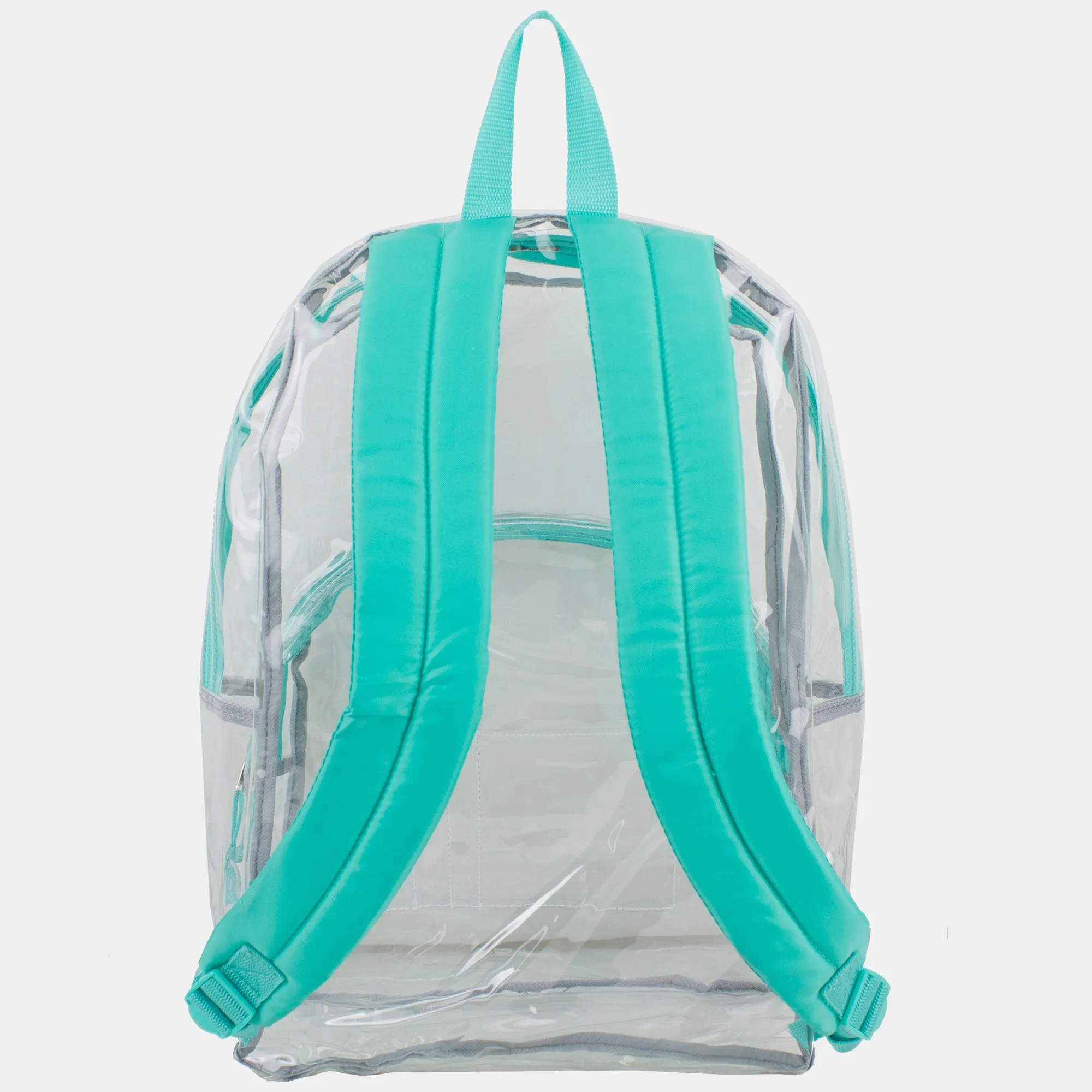 Clear Dome Backpack with Colorful Adjustable Padded Straps